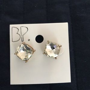 New Nordstrom BP brand oversized crystal studs